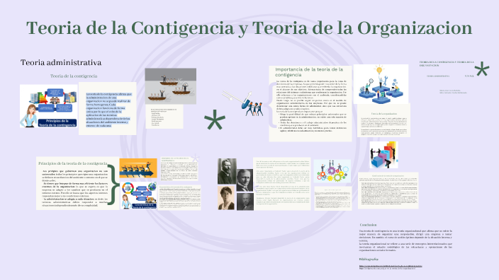 Teoria De La Contigencia Y Teoria De La Organizacion By Maria Lizet