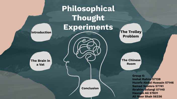 list of thought experiments in philosophy