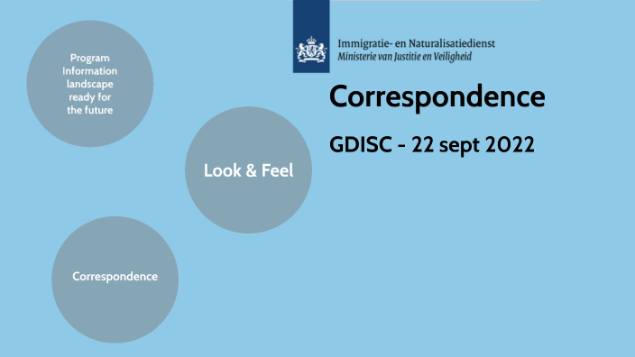 GDISC - Correspondence by Eva Lindenbergh on Prezi