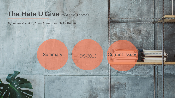 The Hate U Give by Sofie Bevers on Prezi