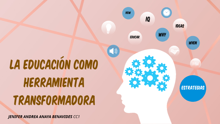 LA EDUCACIÓN COMO HERRAMIENTA TRANSFORMADORA by ANDRES DIAZ on Prezi
