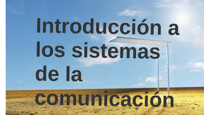 Introducción A Los Sistemas De La Comunicación By Antonio Jesús