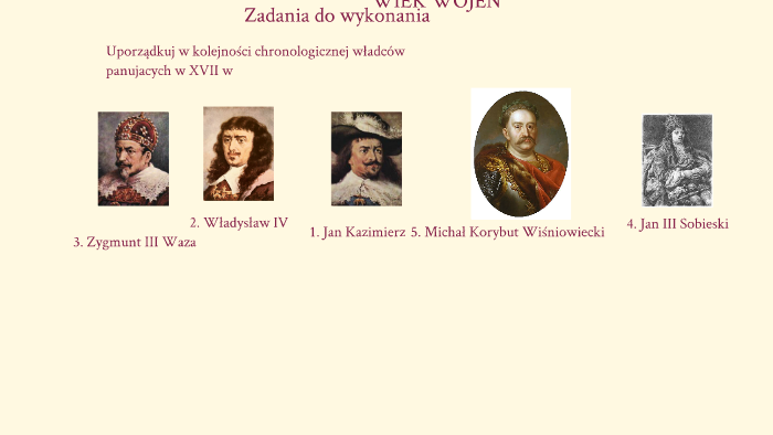 WIEK WOJEN klasa II by Tadeusz Kondraciuk on Prezi