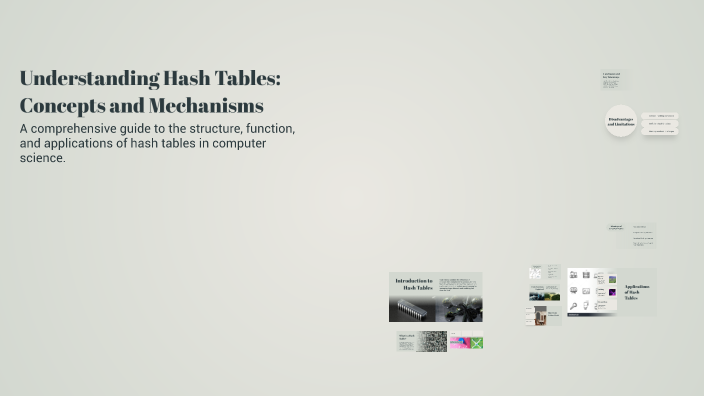 Understanding Hash Tables: Concepts and Mechanisms by Adham Harp on Prezi