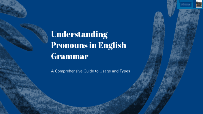 Understanding Pronouns in English Grammar by Şerife Çalışkan on Prezi