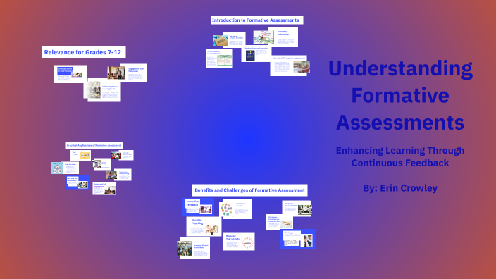 Understanding Formative Assessments by Erin Crowley on Prezi