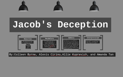 Jacob's Deception by Amanda Tan on Prezi