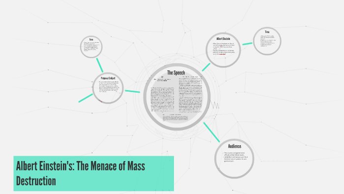albert einstein the menace of mass destruction