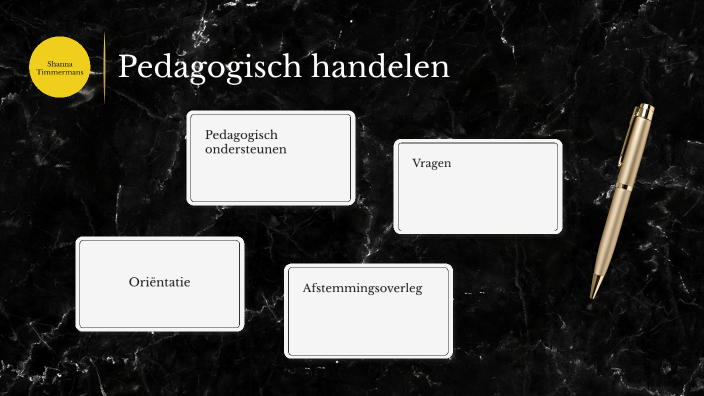 Pedagogisch Handelen By Shanna Timmermans On Prezi