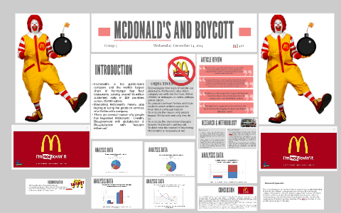 Mcdonald's And Boycott By Farah Aainaa On Prezi