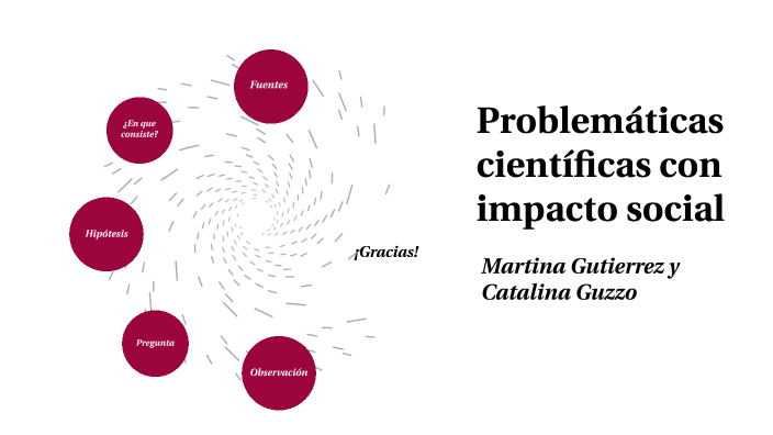 Problemáticas científicas con impacto social by martu4e G on Prezi