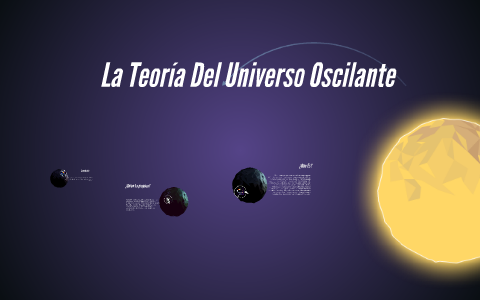 Resultado de imagen para teoria del universo oscilante