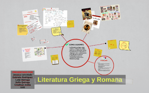 Literatura Griega Y Romana Mapa Conceptual - Riset