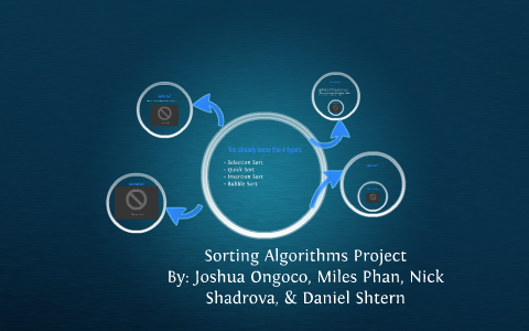 Sorting Algorithms Project by Joshua O on Prezi