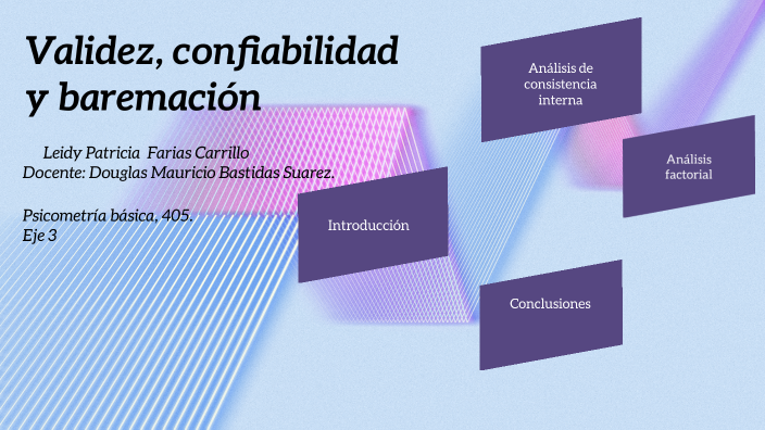 Validez Confiabilidad Y Baremación By Leidy Farias Carrillo 6432