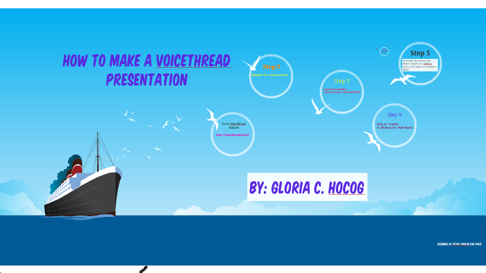 how to make a presentation on voicethread