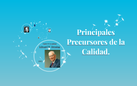Principales Preecursores de la Calidad. by erandi teyssier on Prezi