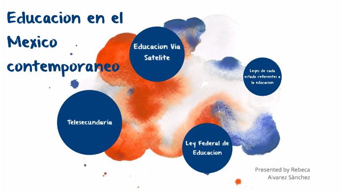 Educación en el México contemporáneo by Rebeca Alvarez Sànchez on Prezi