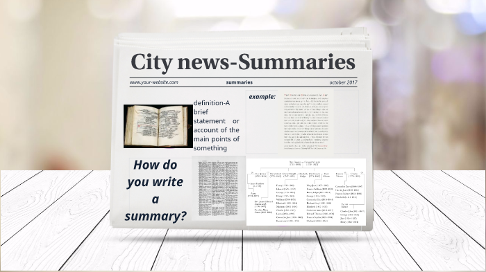 summary presentation by Chloe Walker on Prezi