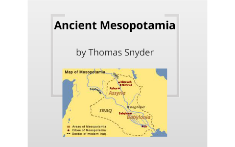 Irrigation in Ancient Mesopotamia by Shannon Snyder