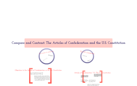 Articles Of Confederation Vs Constitution Venn Diagram Tablon