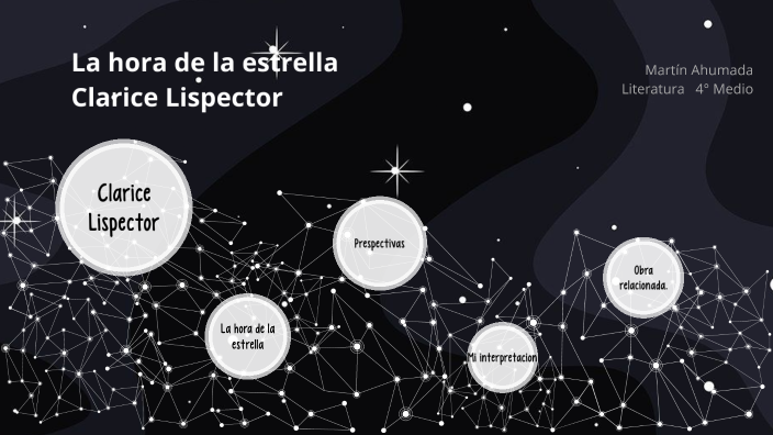La hora de la estrella. by MARTÍN ALEJANDRO AHUMADA on Prezi