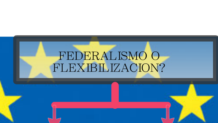 FEDERALISMO 
O FLEXIBILIZACION