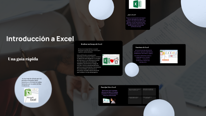 Introducción a Excel by Juan Lucero on Prezi
