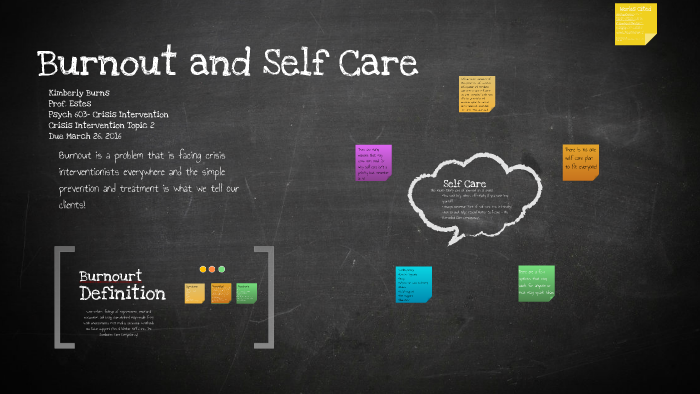 Burnout And Self Care By Kimberly Burns On Prezi