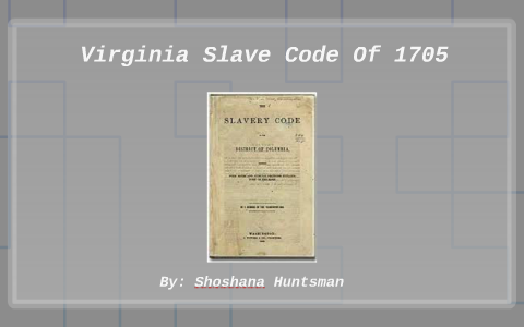 slave codes