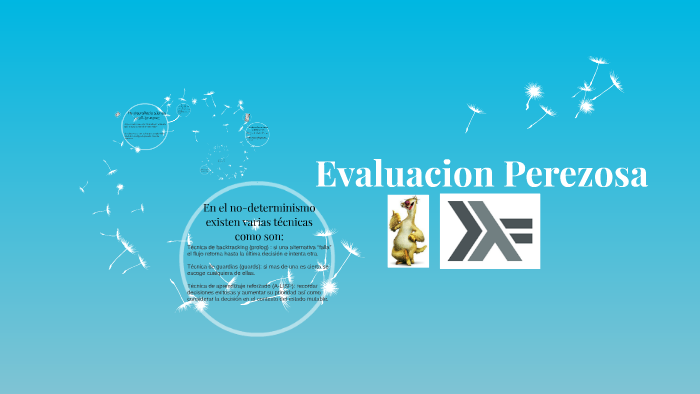 Evaluacion Perezosa by Debbie Pacheco on Prezi
