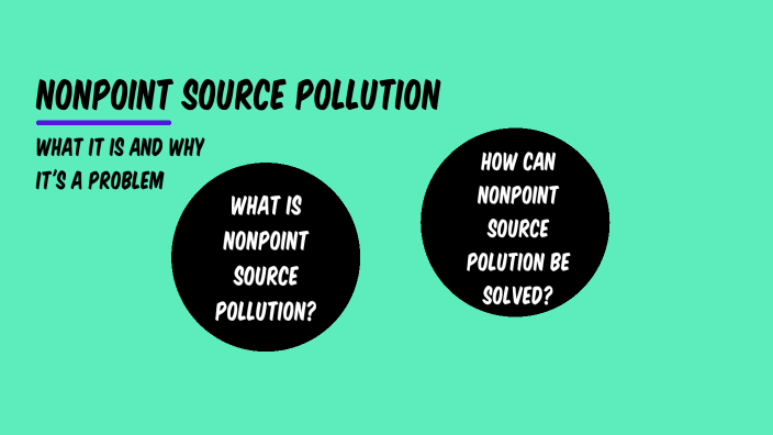 Nonpoint Source Pollution by Bella Hatcher