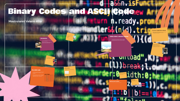 Binary Codes and ASCII Code by valerio mastroianni on Prezi