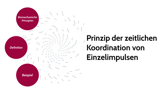 Prinzip Der Zeitlichen Koordination Von Teilimpulsen Prinzip der zeitlichen Koordination von Einzelimpulsen by Susanne