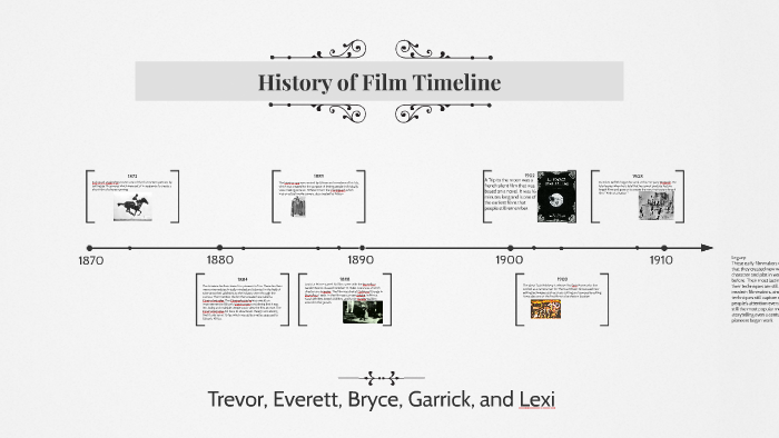 History Of Film Timeline By Trevor Long On Prezi 9684