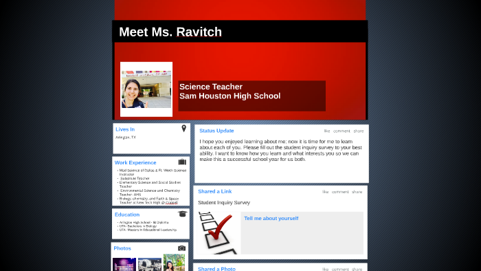 Meet Ms. Ravitch by Michelle Ravitch on Prezi