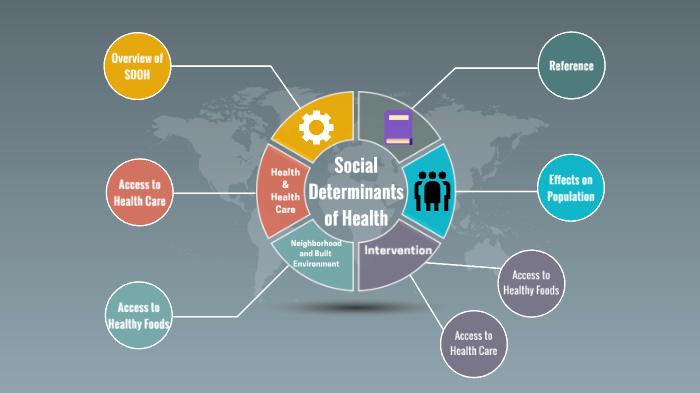 Social Determinants of Health by Sarah Kolbe on Prezi