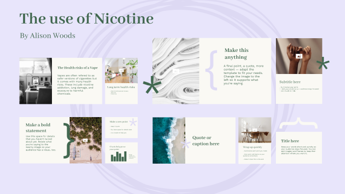 The use of Nicotine by Alison Woods on Prezi