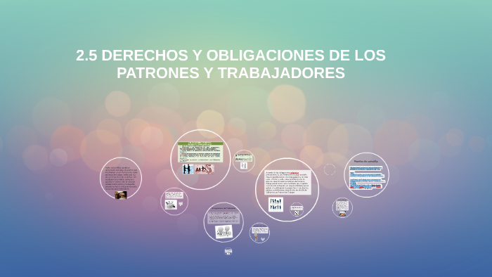 DERECHOS Y OBLIGACIONES DE LOS PATRONES Y TRABAJADORES by YARELY