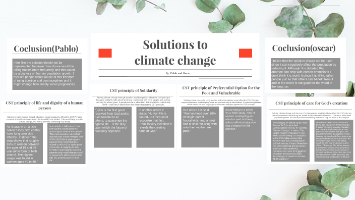 Solutions to climate change by Pablo Lopez-Arroyo on Prezi