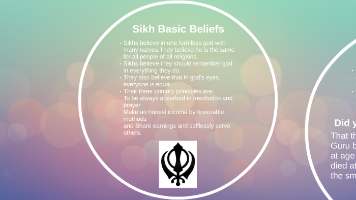 Sikh Basic Beliefs by Cameron Knight on Prezi