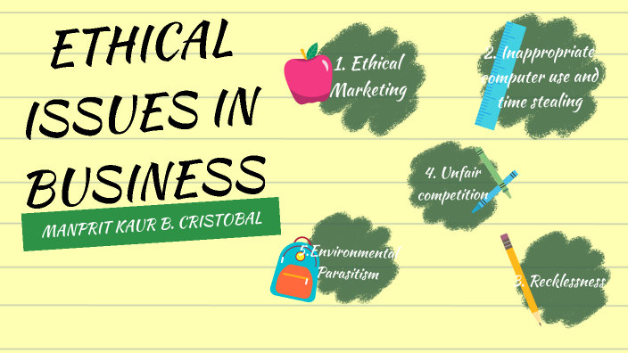 ETHICAL ISSUES IN BUSINESS by Fritz Cristobal on Prezi