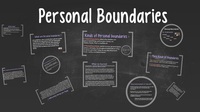 Personal boundaries by Muzayyan Sharif