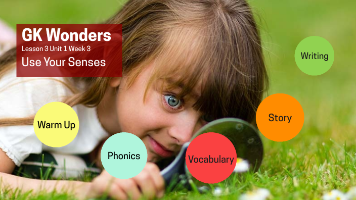 GK Wonders Lesson 3: Unit 1 Week 3 - Use Your Senses by Silasee Breath ...