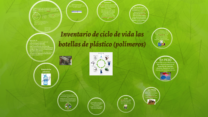 inventario de ciclo de vida las botellas de plástico