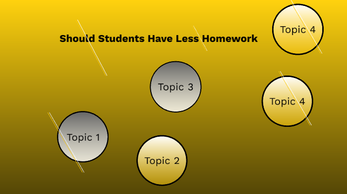 students should be have less homework