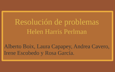 Modelo de Resolución de Problemas by Persefone 20