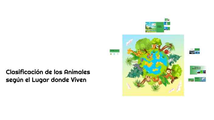 Clasificación de los Animales según el Lugar donde Viven by Liliana ...