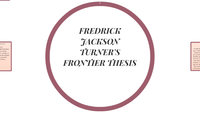 frontier thesis turner