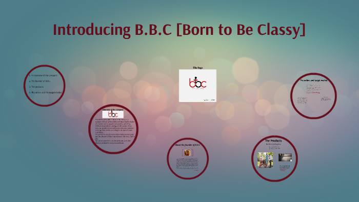 Introducing B.B.C [Born To Be Classy] By Aissa Ibrah